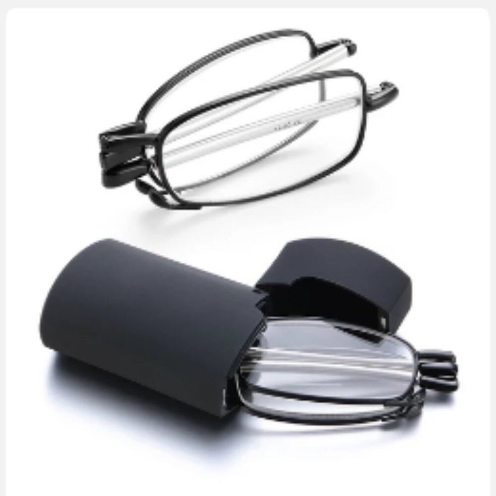 Folding +150 Reading Glasses Portable With Case